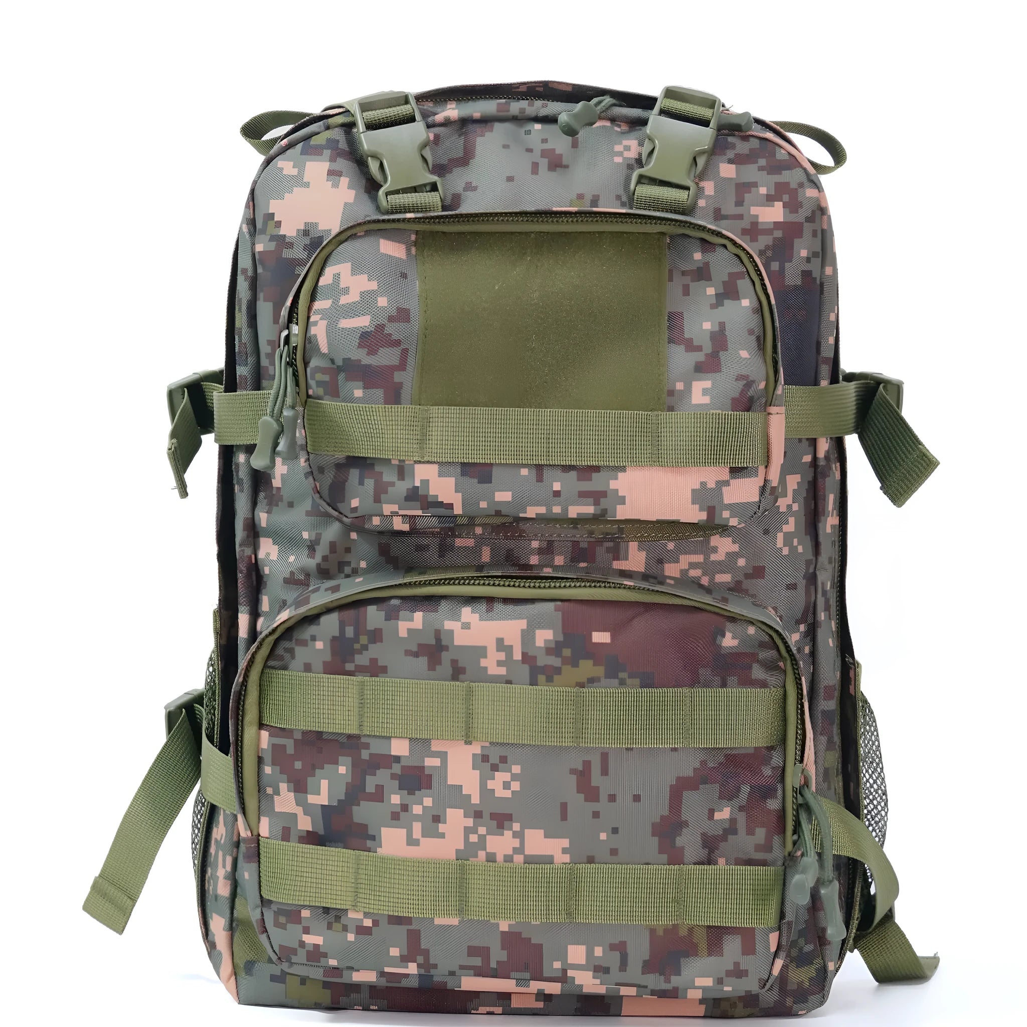 Camouflage waterproof outdoor rucksack with 20L capacity and air pillow belt system