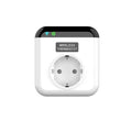 White EU smart socket with remote and voice control for appliance power management