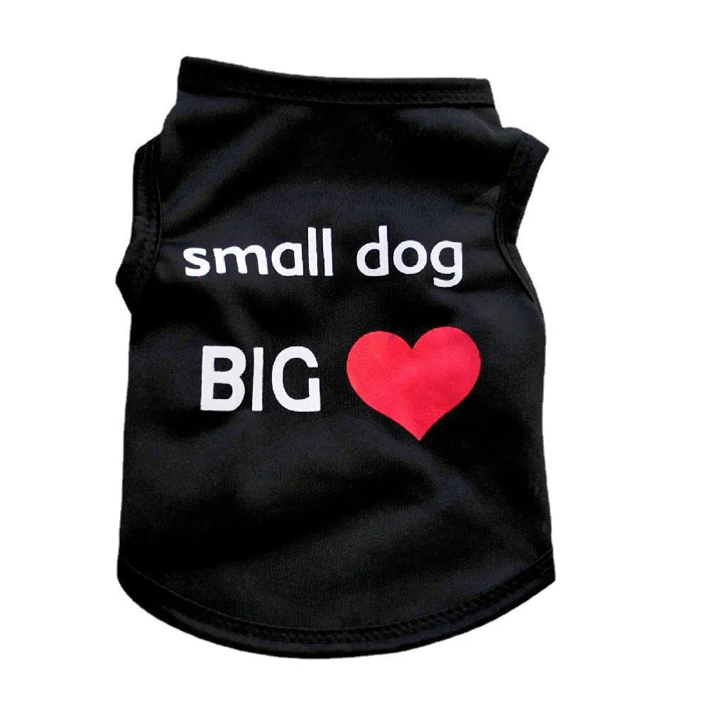 Lightweight polyester summer vest for small to medium dogs in blue colour, available in multiple sizes and colours