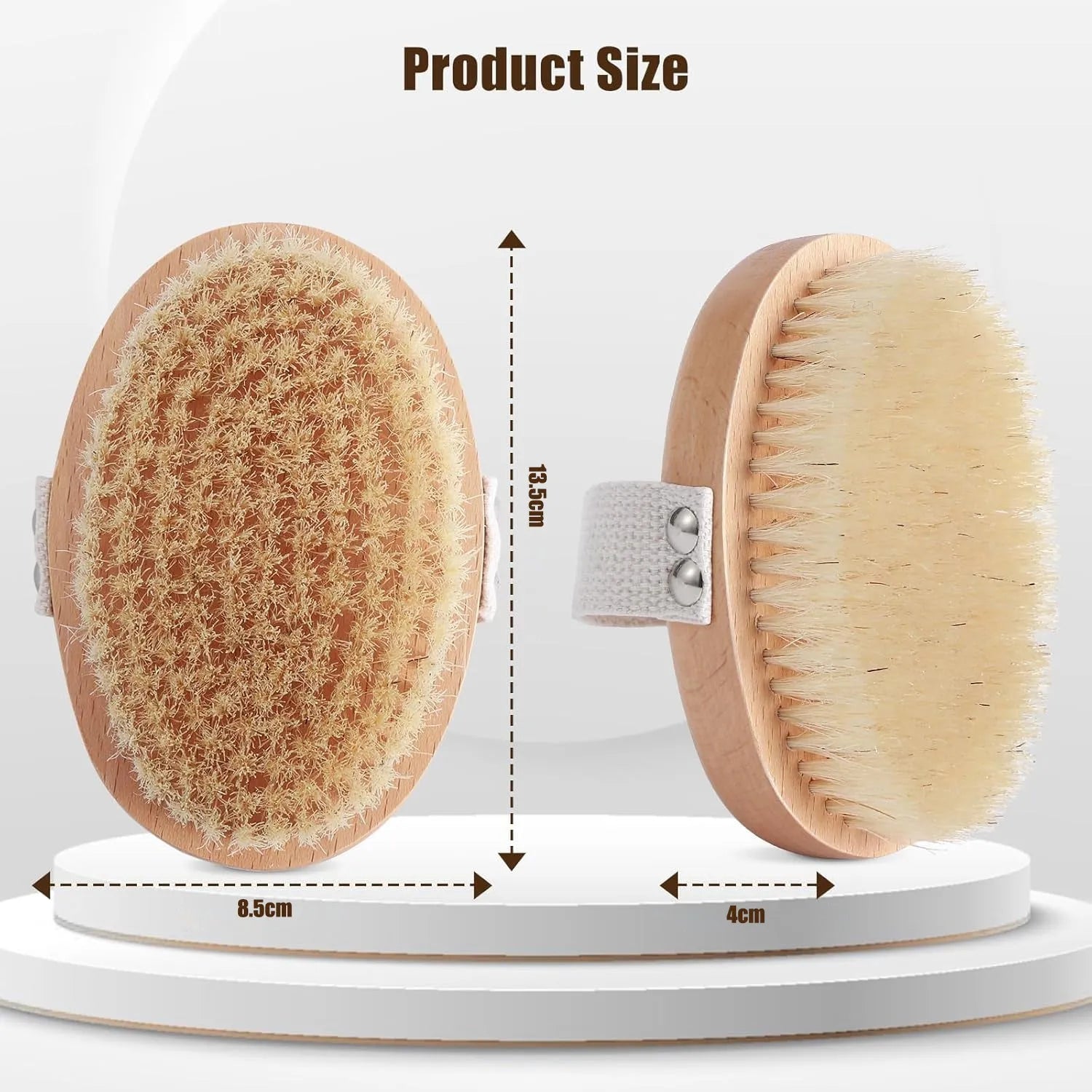 Soft natural boar bristle pet palm brush on beech wood handle for short haired dogs and cats gentle grooming