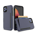 Solid colour mobile phone case for iPhone 11 series in black, red, pink, dark blue, blue, or purple
