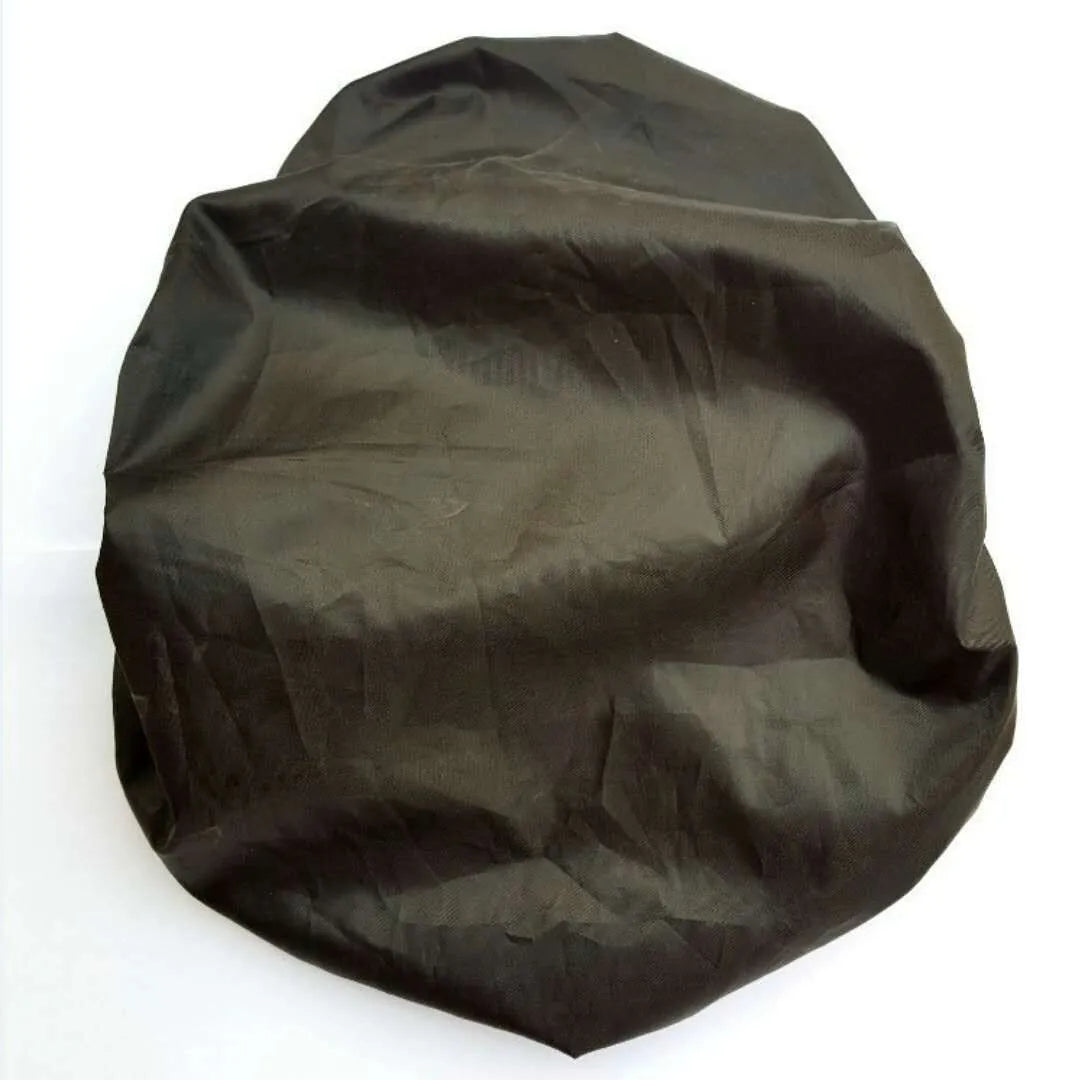 Thickened soft silicone bicycle saddle cushion with PU leather cover, shown with a waterproof cover and repair tools.