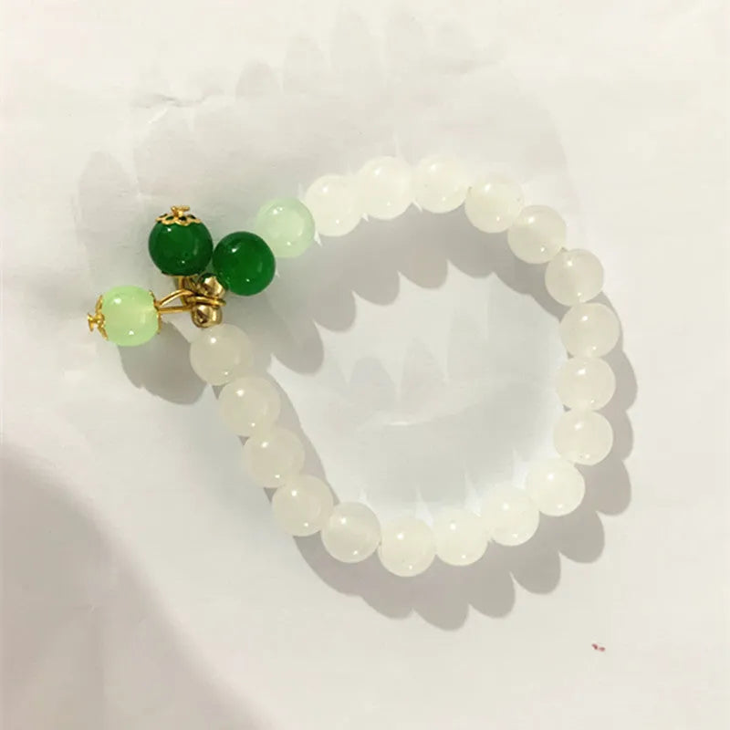 Tian Shan Cui Yu electroplated alloy bracelet for women with a special-interest design in S175 colour