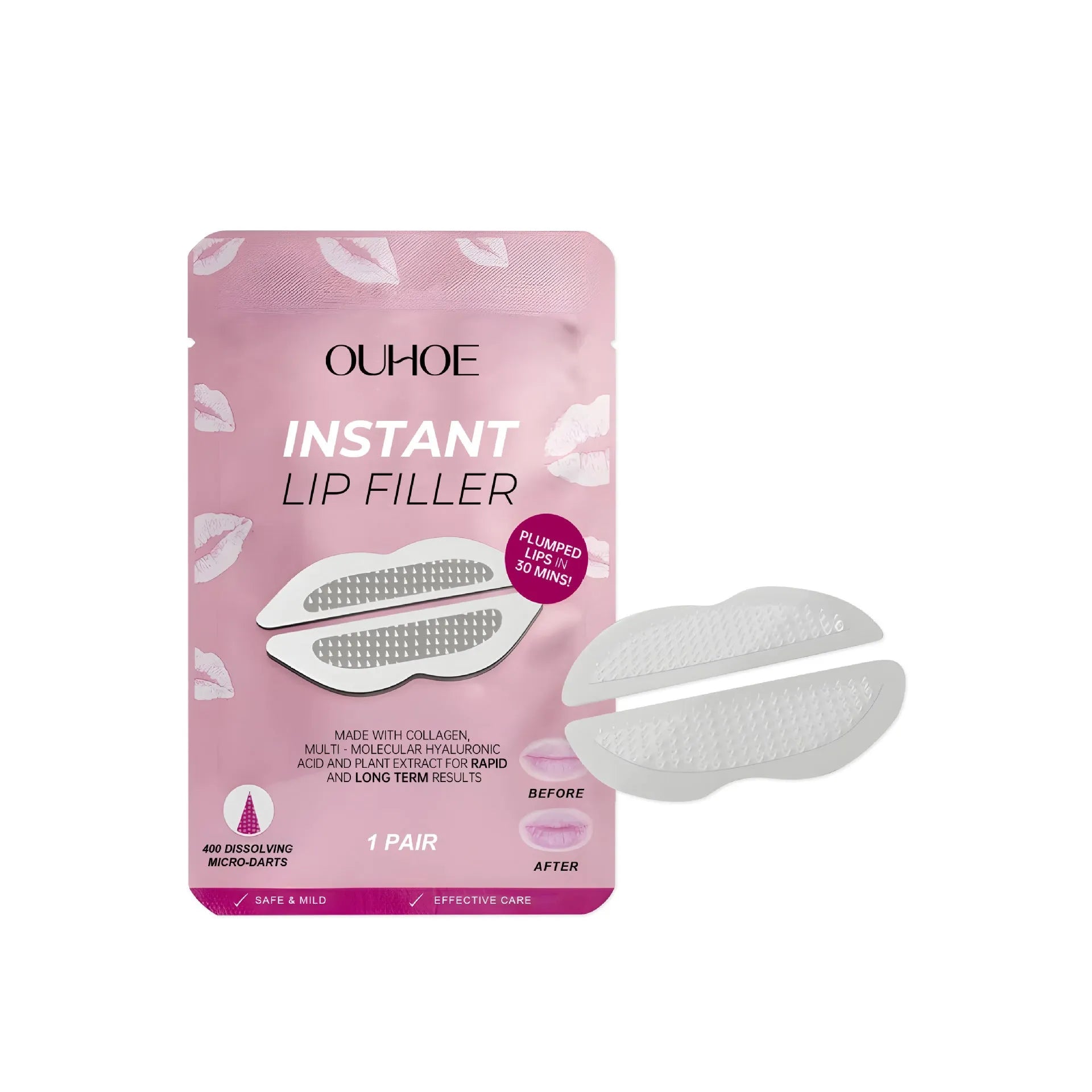 Lip nursing adhesive bandage 8x12cm silicone patch with care paste for dry cracked lips