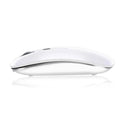Black wireless Bluetooth mouse with rechargeable battery for laptop and iPad