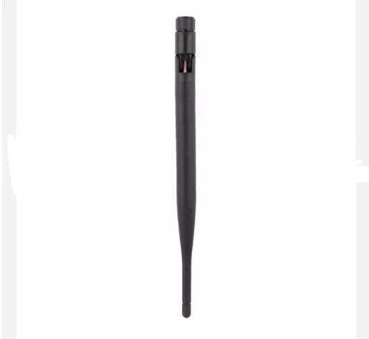 Wireless signal intensifier with flexible rubber 5dBi antenna and SMA male connector for 2.4GHz WiFi