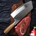 320mm stainless steel kitchen knife with 40cr13 steel blade and dual-forged construction