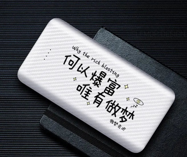 20,000mAh portable power bank with multiple USB ports in various colour options