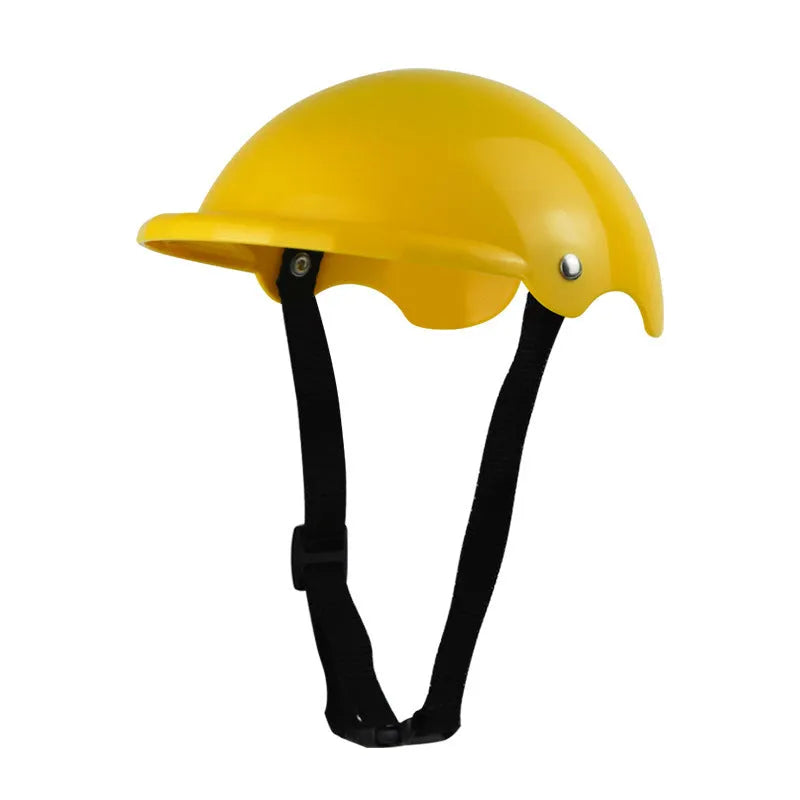 S size plastic pet helmet for small dogs in pink colour with injection moulded construction