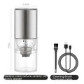 Mini electric stainless steel coffee grinder, 13W, 0.5L capacity, ceramic or steel core, 985 Black