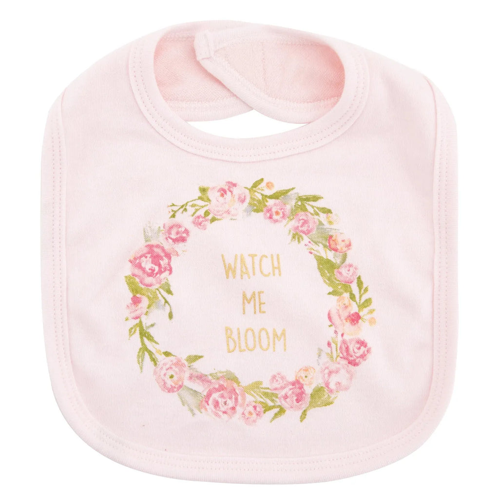 Cotton baby bib with three drool towels for 0-1 years, 80 g, in Style 1 and Style 2