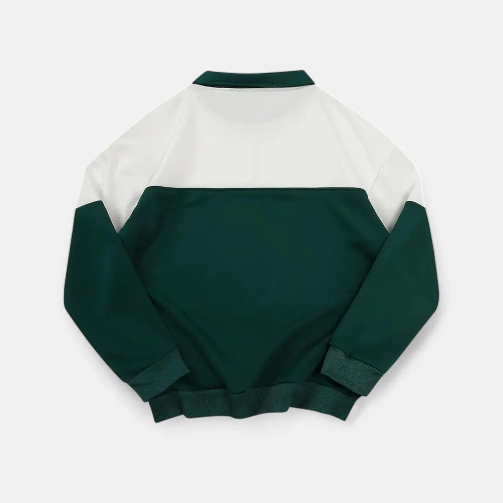 Autumn winter new 3D digital printing stand collar sweater pullover in 153 NSLLWY33 style on model