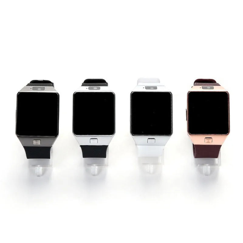 Smart watch with Bluetooth calling, 1.44 inch touch screen, black strap, on wrist showing call interface