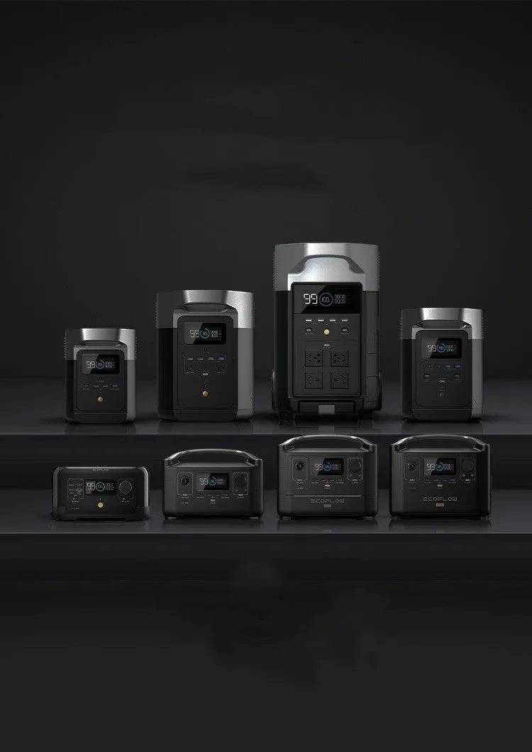 RIVER Pro 720Wh portable power station with pure sine wave AC output and solar charging capability