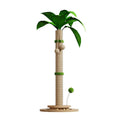 Self-Hi vertical cat climbing frame with a canna-coloured column and hemp rope scratching surface.