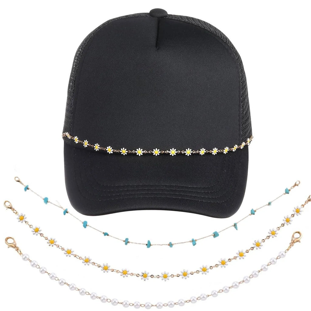 Turquoise pearl Cuban fishbone chain on alloy with electroplated finish in European American style
