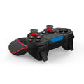 PS4 wireless gamepad in blue with ABS shell, vibration feedback, and USB interface