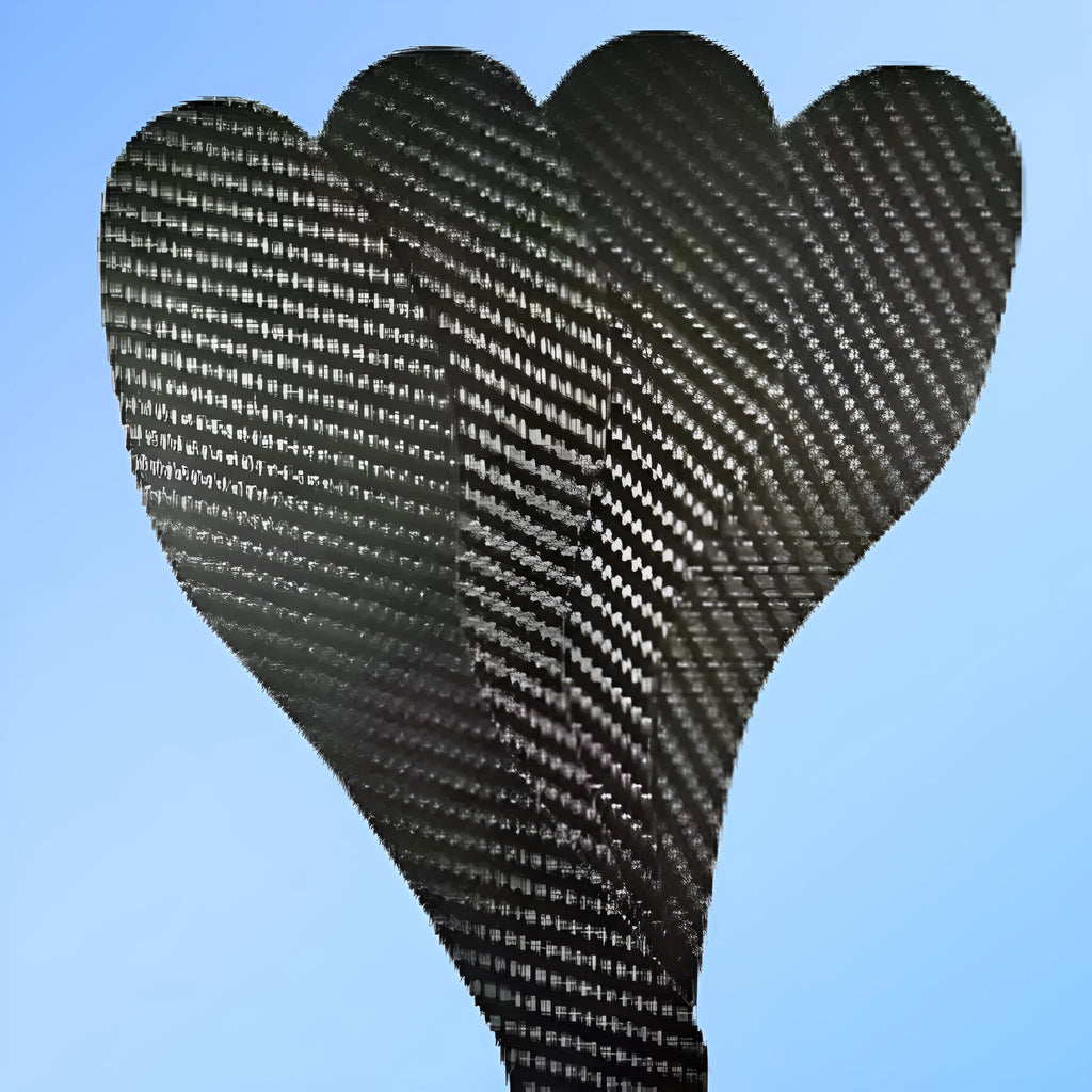 Pair of black 3K full palm carbon fibre running insoles for shock absorption, shown with size and thickness options.