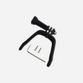 3D printed FPV drone expansion bracket for mounting GoPro compatible action cameras