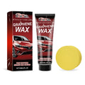 Graphene car scratch repair wax kit with 60ml bottle and sponge applicator