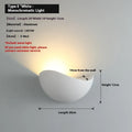 Black and white aluminium alloy waterproof IP65 LED lamp for courtyard and indoor use.