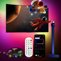 5 metre RGB ambience light strip with remote control for desktop and TV background synchronised lighting
