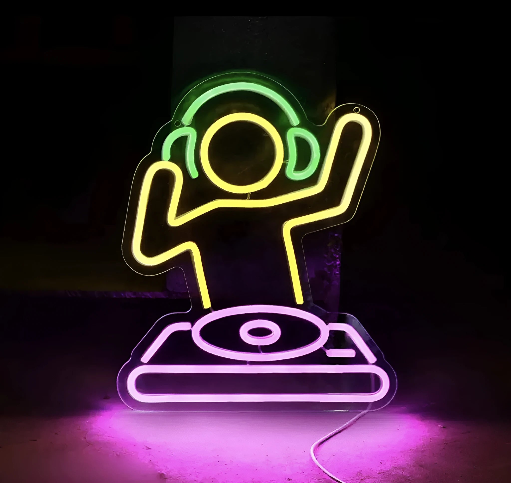 LED neon light in Z-40 by 30cm geometric style for game room decoration