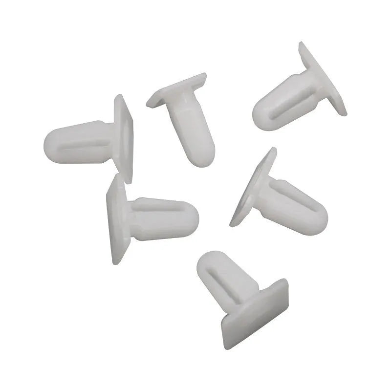 Black automobile plastic clip nails for car interior trim panel fastening, 60 pieces PA66 material
