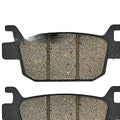 Motorcycle brake pad set for Small Yellow Dragon 300, 81mm x 37mm x 9mm, on white background