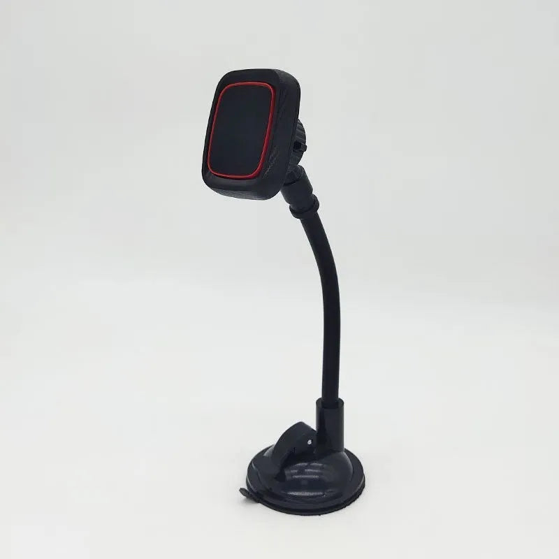 Hose black coloured universal car phone holder with long brush design for air vent or windshield mounting