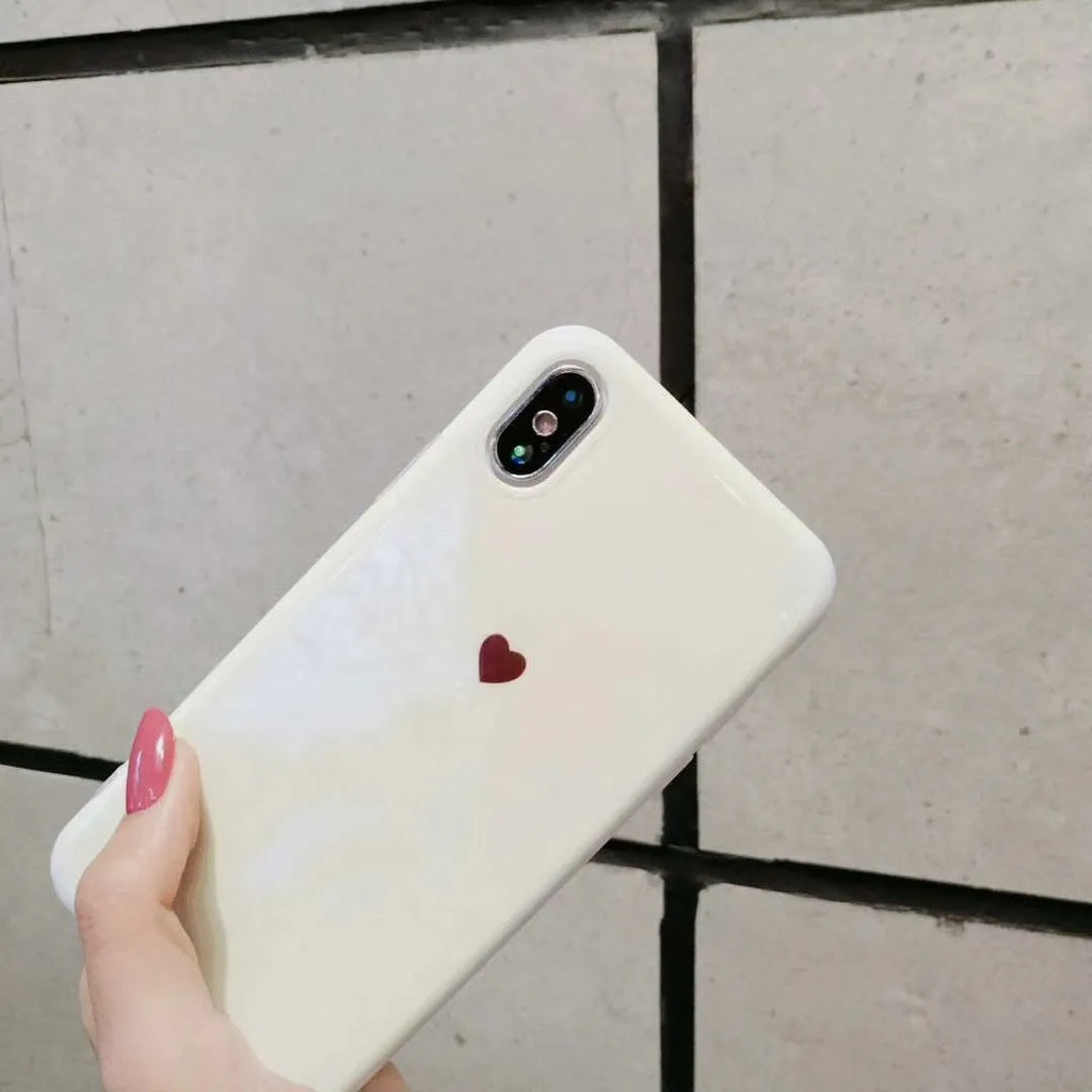 Blue light filtering mobile phone case for iPhone models in simple back cover design