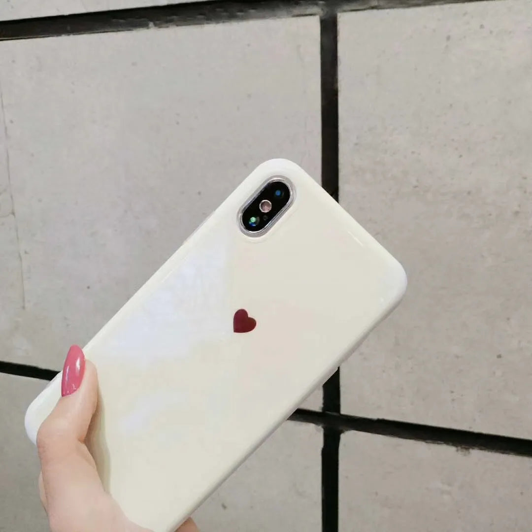 Blue light filtering mobile phone case for iPhone models in simple back cover design