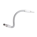 Silver metal flexible shaft tool accessory with a 6.35mm shank for cordless drills and electric grinders.