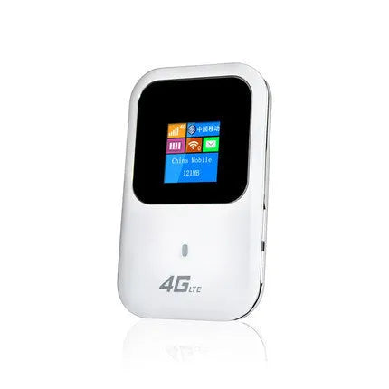 Black mobile portable WiFi router Model H80 with built-in antenna, 4G LTE, 2400 mAh battery, 802.11 b/g/n.