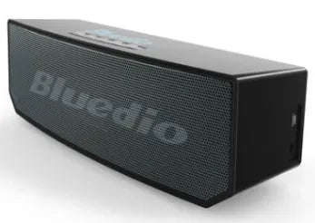 Black Bs-6 cloud smart speaker with compact dimensions 227x68x74mm