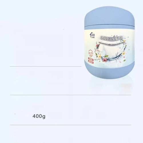 Enhanced version 400g bottle of active oxygen bleaching powder for stain removal