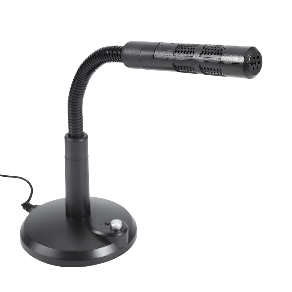 Computer USB microphone dynamic voice microphone wireless Bluetooth 2-channel black USB interface with LED lamp gentleman black colour