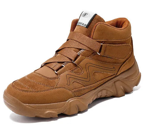 A pair of men's casual shoes shown in various colours including black, blue, brown, and dark grey.