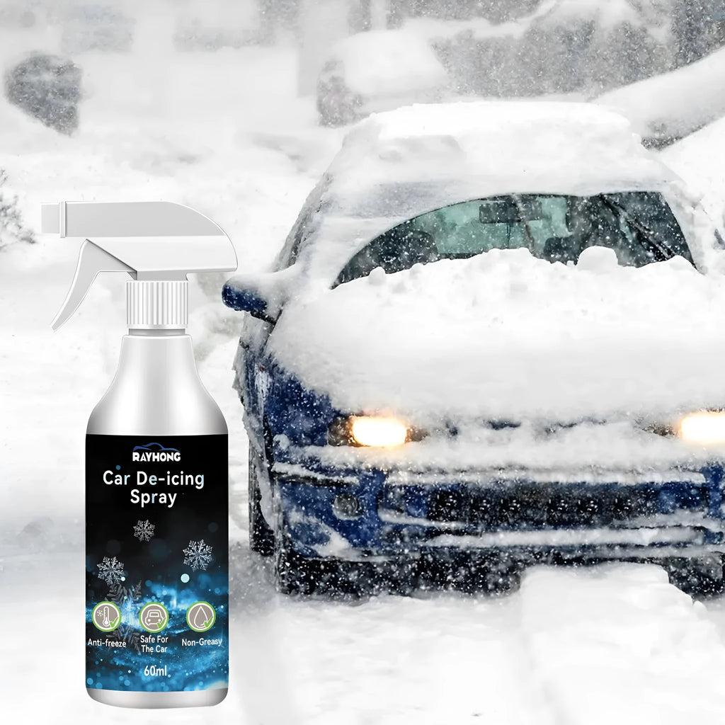 60ml car window de-icing spray bottle for winter windscreen ice removal