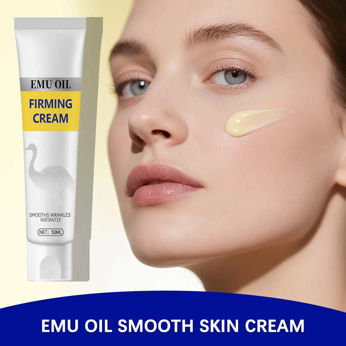 50ml moisturising face and neck cream for wrinkle appearance and lifting