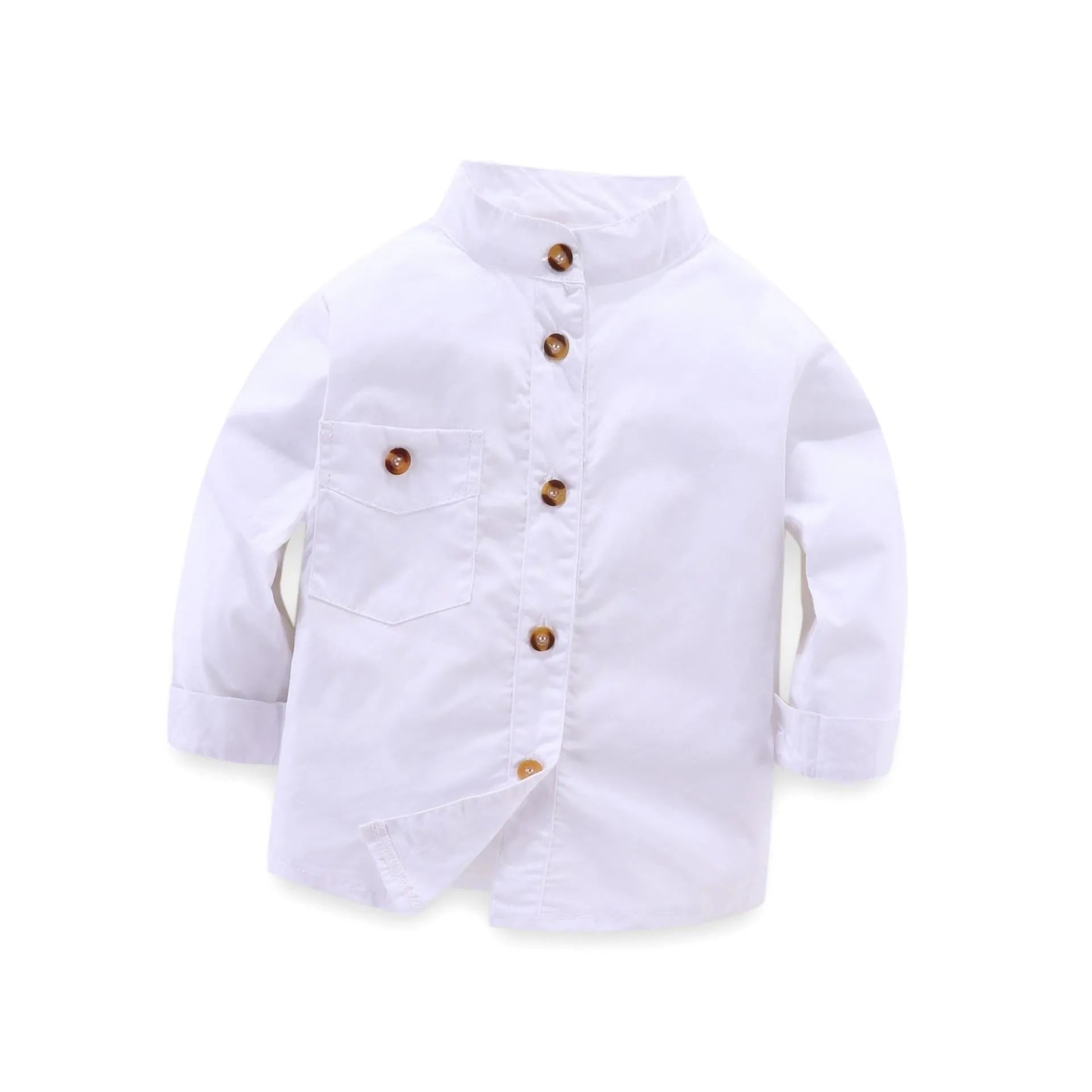 Blue plain boys suit for children over 8 years in European American style.