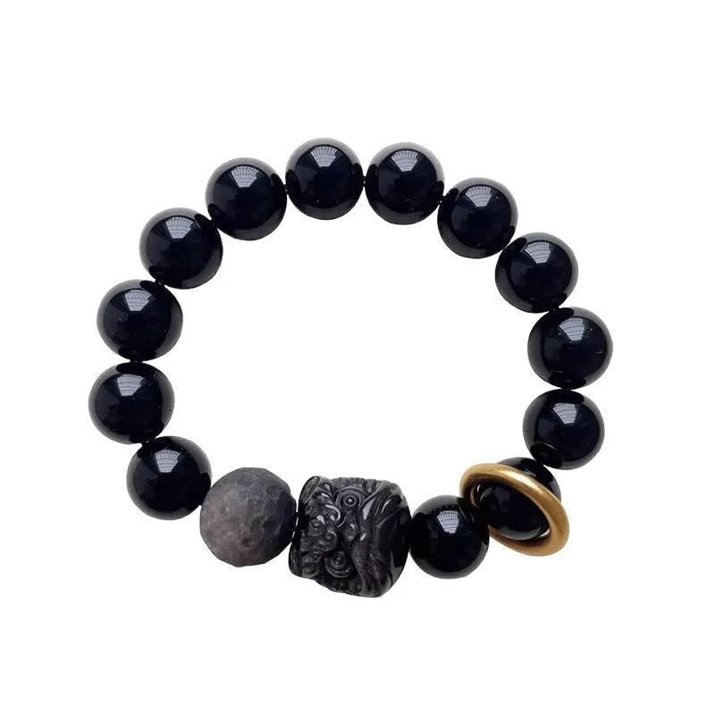 Chinese style resin bracelet with S519 colour on wrist