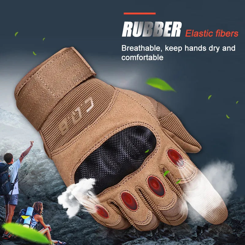 Tactical half-finger microfiber gloves with rubber knuckle protector in army green