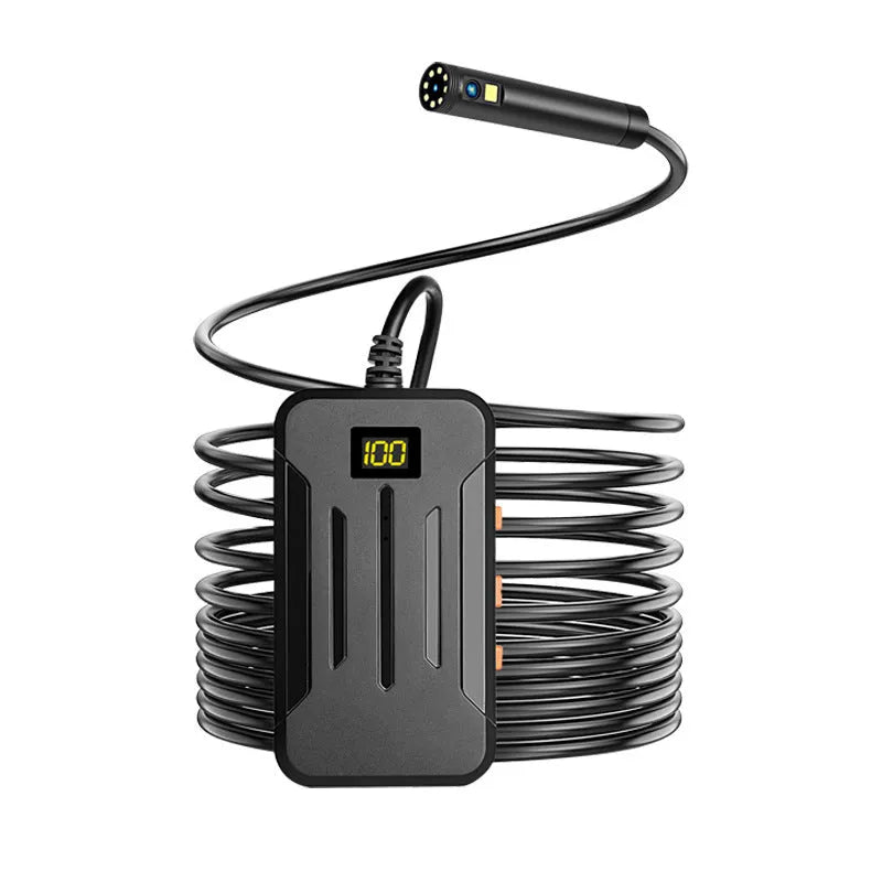 F300 wireless dual lens endoscope with 5.5mm and 8mm IP68 waterproof probes and accessories