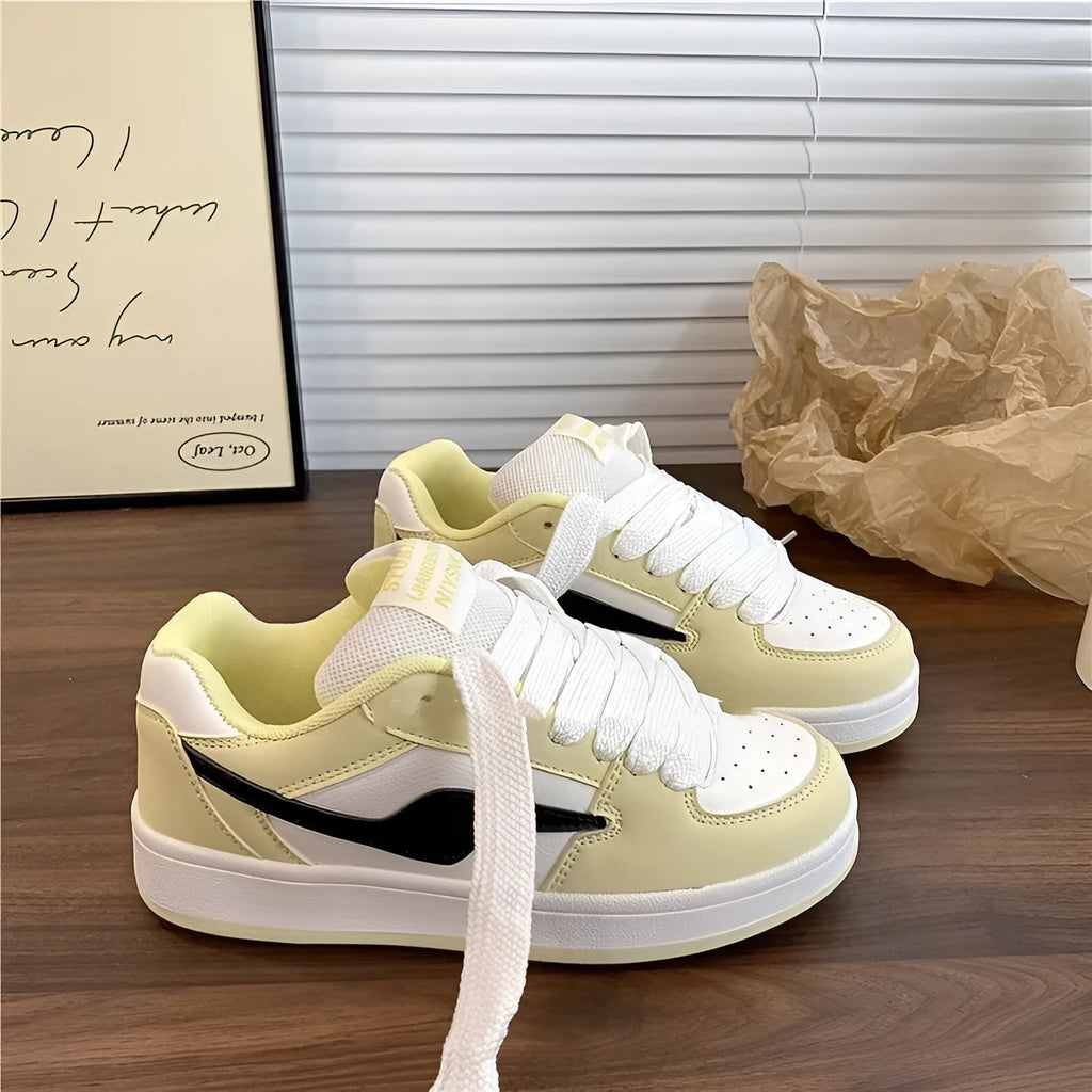 Women's low top pump shoes, solid colour, synthetic leather upper, mid heel, tip toe, available in pink