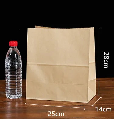 Yellow kraft paper aluminium foil inner packaging bag for snack foods with custom sizing