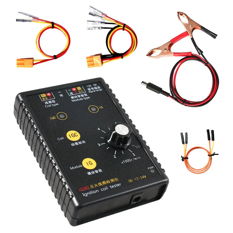 IG80 automobile ignition coil detector for petrol and natural gas vehicle diagnostics