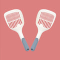 Large cat litter scoop shovel for pet cleaning, suitable for tofu cat litter.