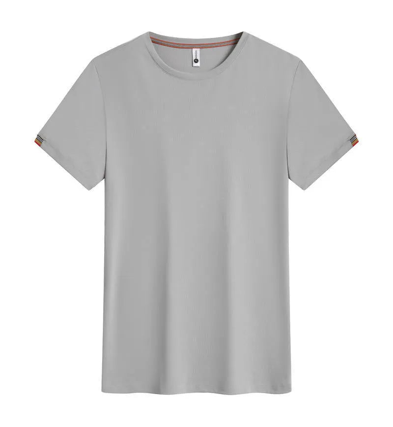 Round neck pullover work top in ice fibre fabric available in multiple colours