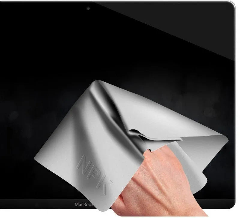 Grey universal keyboard dust cloth for 13 or 16 inch laptops